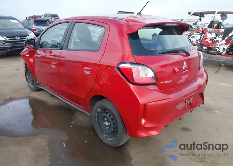 2021 Mitsubishi Mirage Carbonite Edition/Es/Le z USA, uszkodzony, nr VIN ML32AUHJ4MH006260